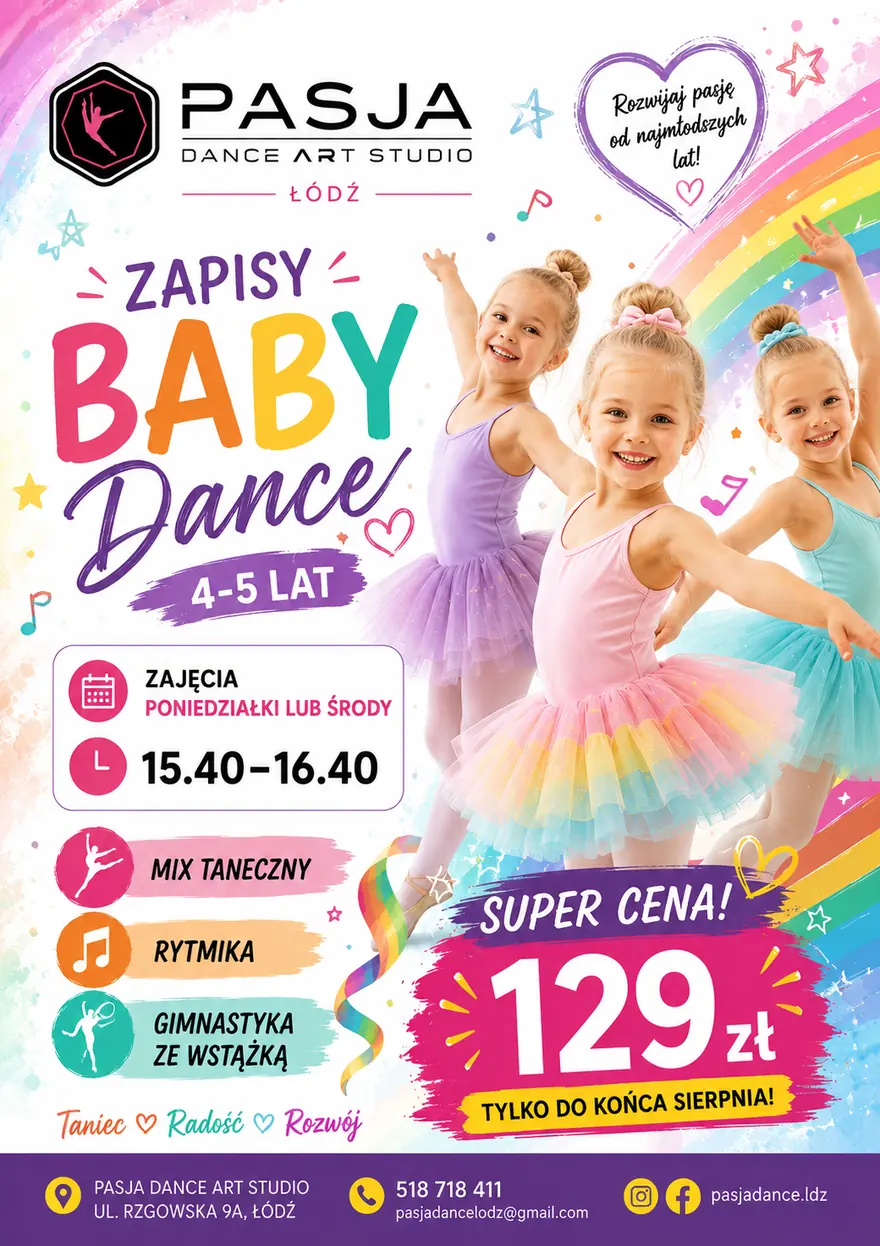Zapisy: Baby Dance 4-5 lat